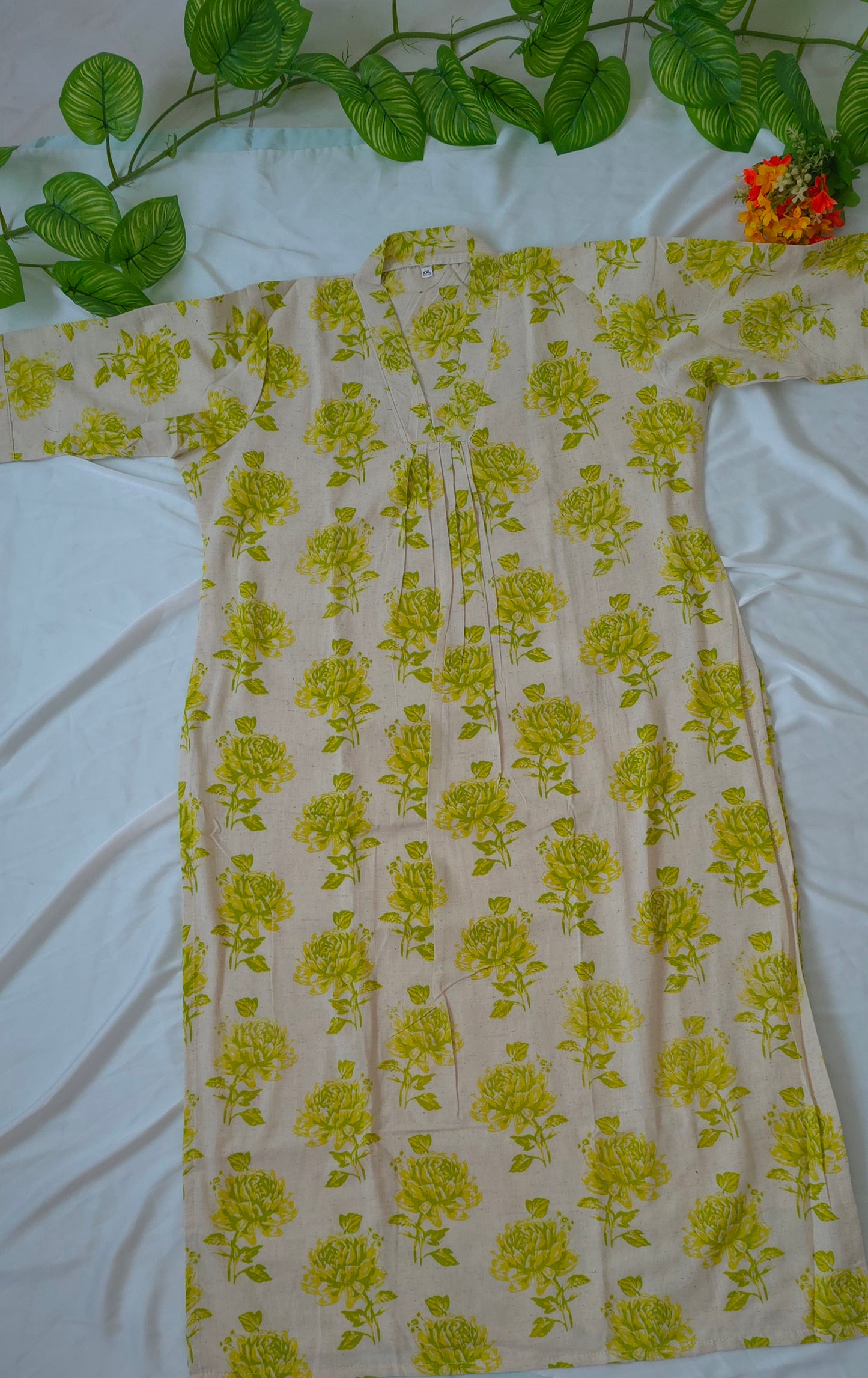 Flex Cotton Cord set | 2 piece set with pocket pant | 3/4 Sleeve | Item code - COS12